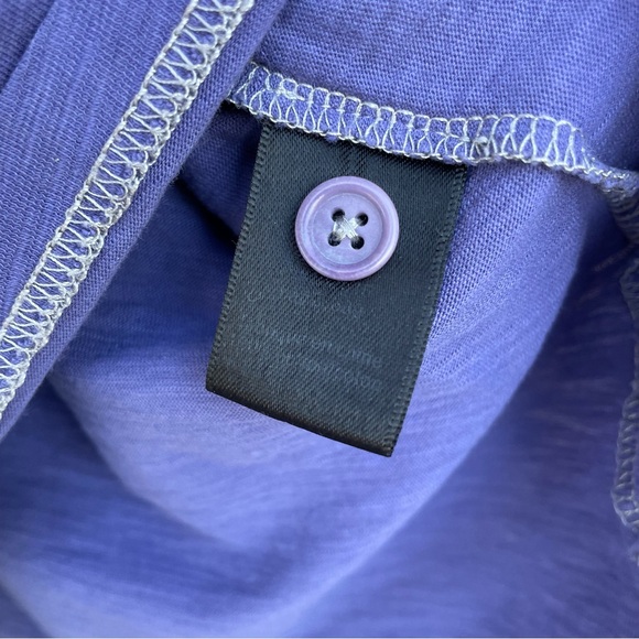 John Varvatos ⭐️ USA Purple Cotton Peace Polo XL - Picture 10 of 11